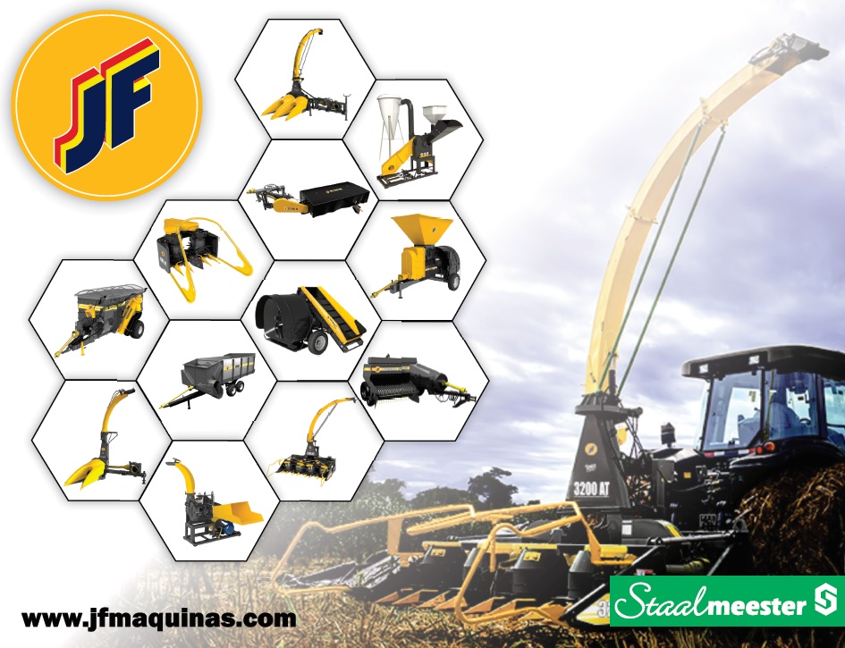 StaalmeesterAg's tweet photo. @StaalmeesterAg is the sole importer of the JF Máquinas Agrícolas brand. Now showing of with new colours 😍 #staalmeester #jf #jfmaquinas #newvisualidentity #soleimporter #proud #agriculture #forageharvester #thursdayvibes #lovingit https://t.co/WaK79V90FU