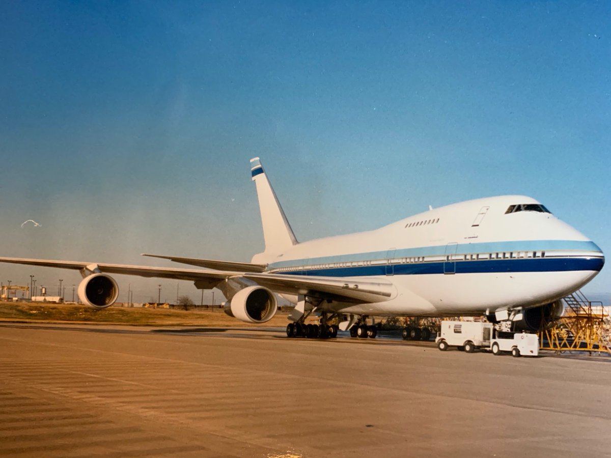 Eventually it and I flew over to Dallas Fort Worth for the next stage of its conversion to VVIP use. In ferrying around the Amiri Flight Commander I even got to take my car onto the base area and couldn’t resist a few photos 