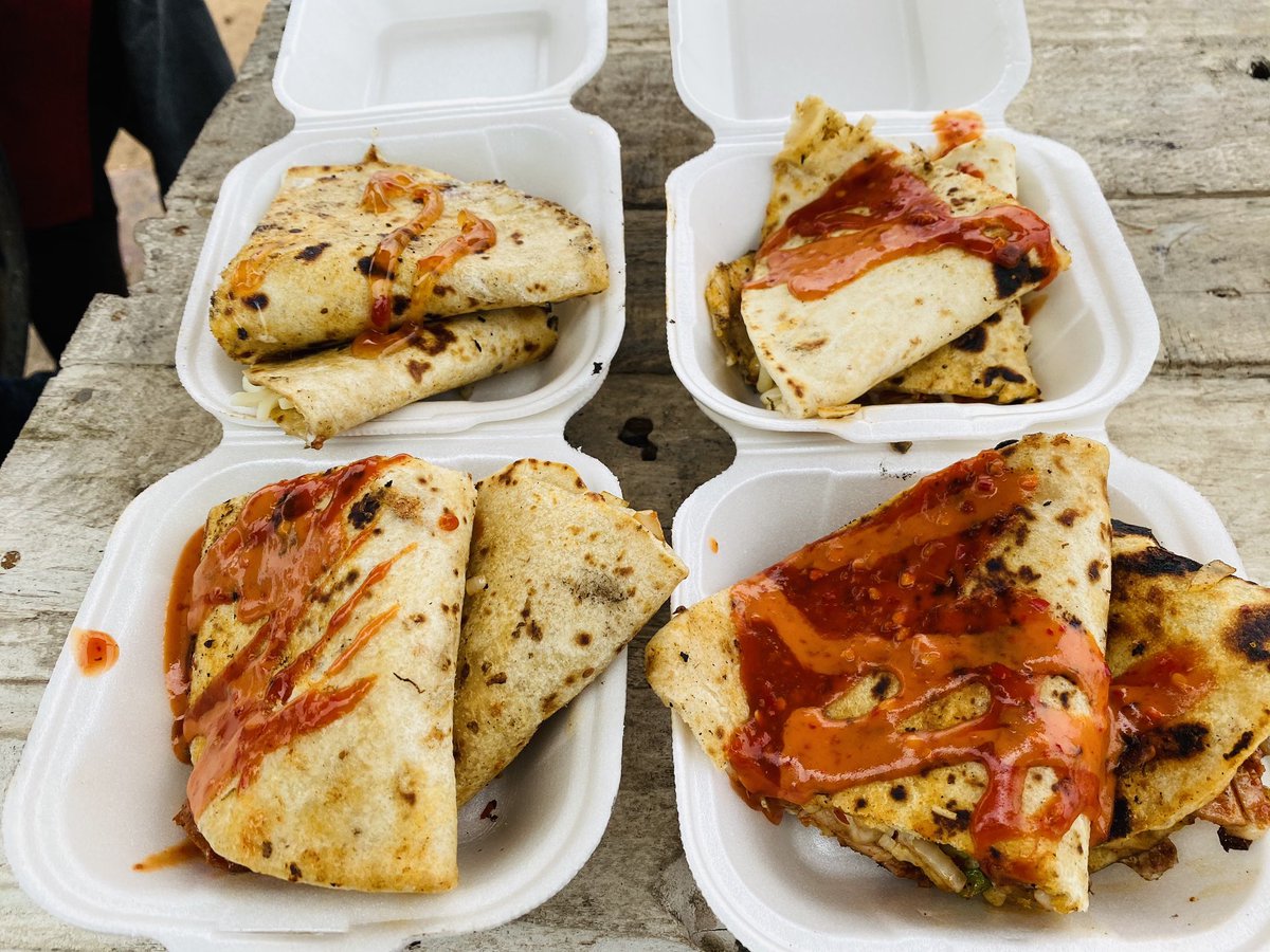 Lunch time eats sorted...passed by Fusion Quesadillas. Thank you <a href="/ROtsile/">Food Salon</a> 
#PushaBW