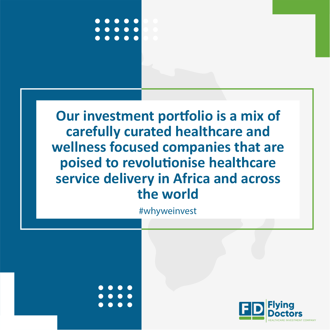 HealthCapAfrica's tweet photo. This is what drives us at Flying Doctors Healthcare Investment Company.
#FDHIC
#whyweinvest
#healthcareinvestment https://t.co/sY9GJPsDfx