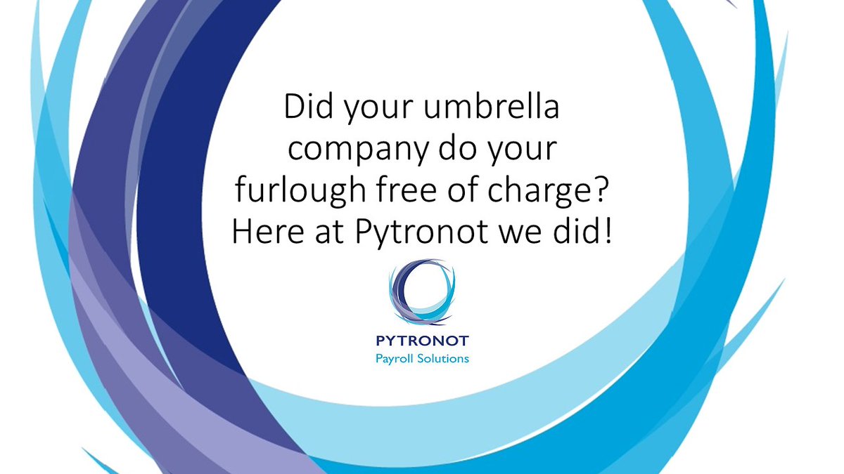 pytronot's tweet image. Did your umbrella company do your furlough free of charge? 
#furlough #payroll #business #help
