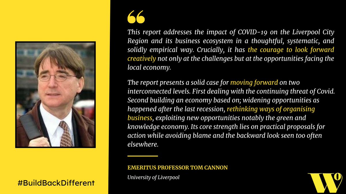 TheWomensOrg's tweet photo. 🤝 | This report offers an innovative &amp; evidenced-based set of priorities on how Liverpool City Region &amp; the UK can harness its economic potential to overcome the challenges presented by COVID-19, creating a more sustainable &amp; inclusive economy.

Emeritus Professor Tom Cannon: https://t.co/bT5vYHhntE