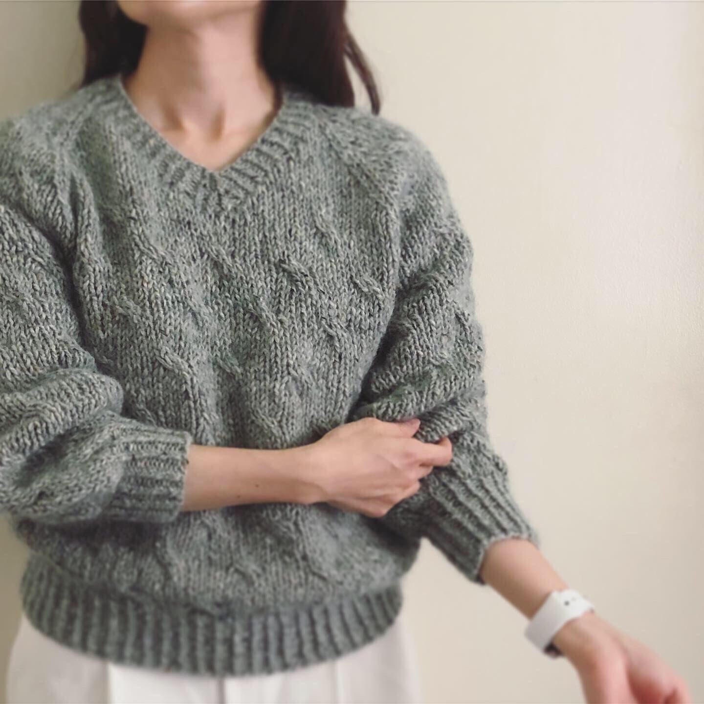 楽天モバイル Fynオリジナルデザインのセーターのキット 生地/糸