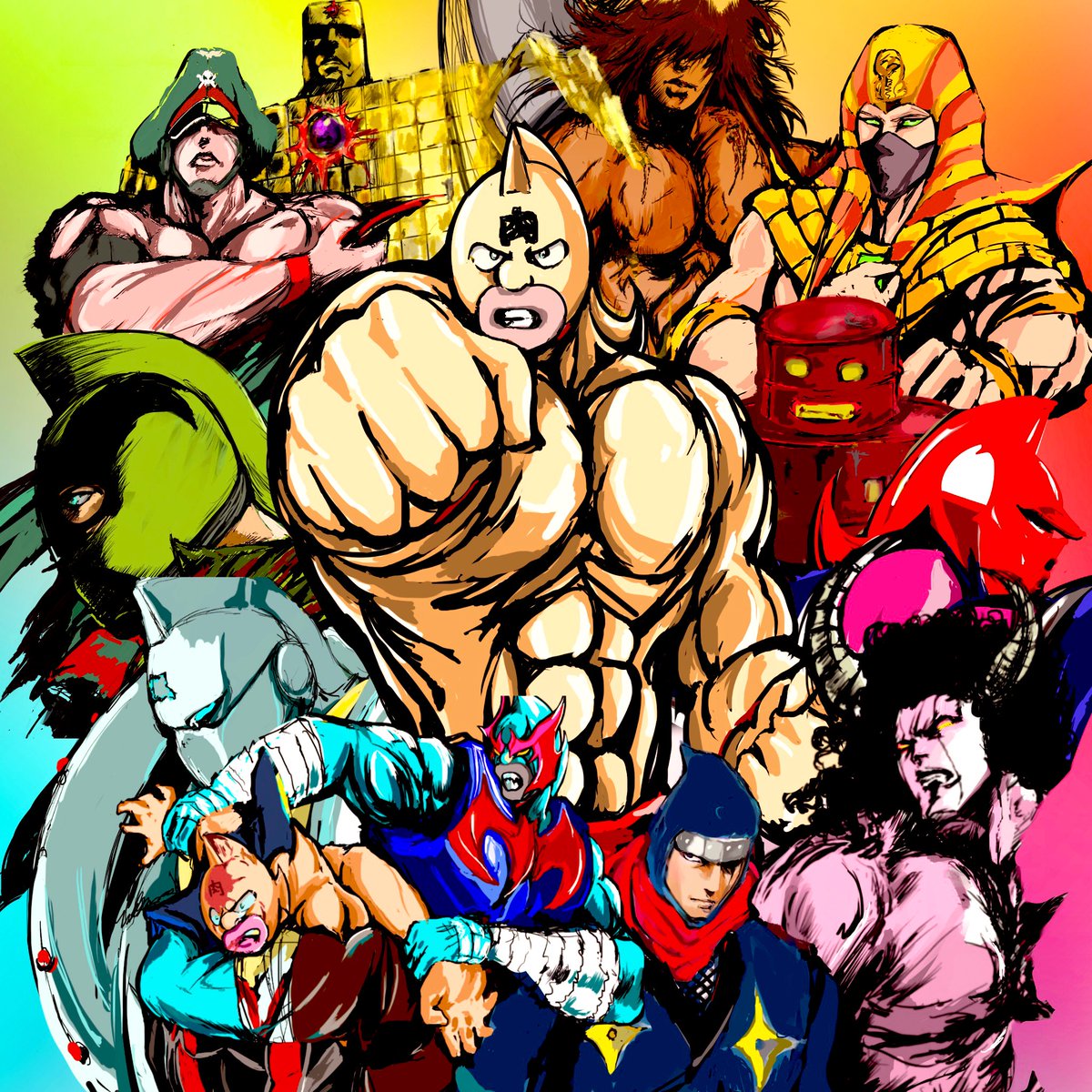 ヨシオカ Days Of Muscle Man代表 色相環 キン肉マン キン肉マンアニメ化 やってみた ヨシオカ Days Of Muscle Man代表 色相環 キン肉マン キン肉マンアニメ化 やってみた