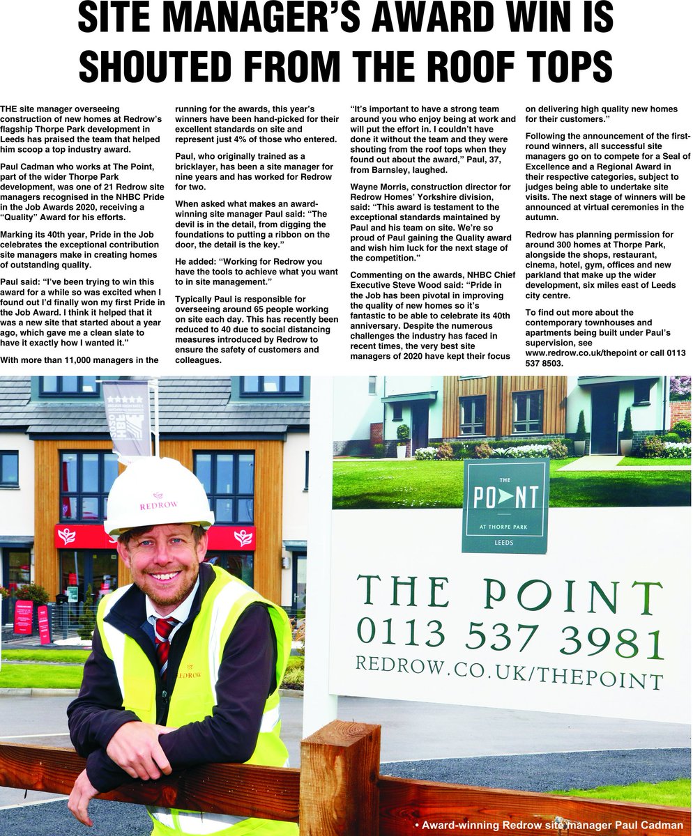 YorkshireProps's tweet image. Consistently top of the class when it comes to supplying press releases is @RedrowHomes via @ActivePRuk.

Send us your property-related editorial content to:

editorial@yorkshire-properties.co.uk