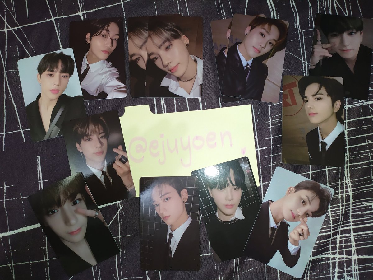[HELP RT] WTS / WANT TO SELLThe Boyz 5th Mini album [CHASE] MMT PCRM33/ea exc postageAvailability:Sangyeon Jacob Younghoon Hyunjae Juyeon Kevin New Q Haknyeon Sunwoo Eric  + RM6 for postage