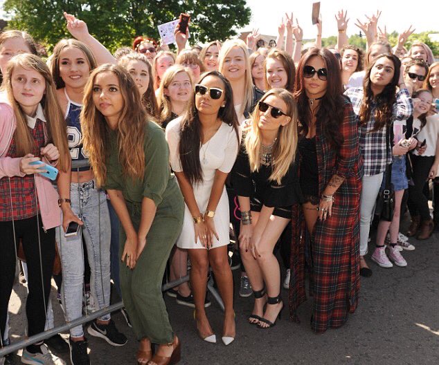 little mix with fans : a thread