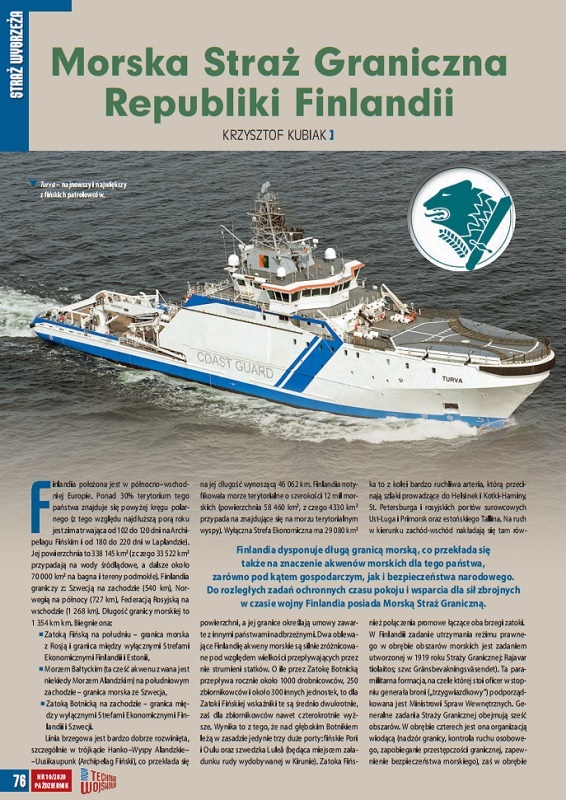 NTWojskowa's tweet photo. Jak swoje bezpośrednie interesy morskie chronią sąsiedzi znad Bałtyku? W #numer352 przedstawiamy straż wybrzeża Finlandii. #CoastGuard https://t.co/PUujJwlsN0