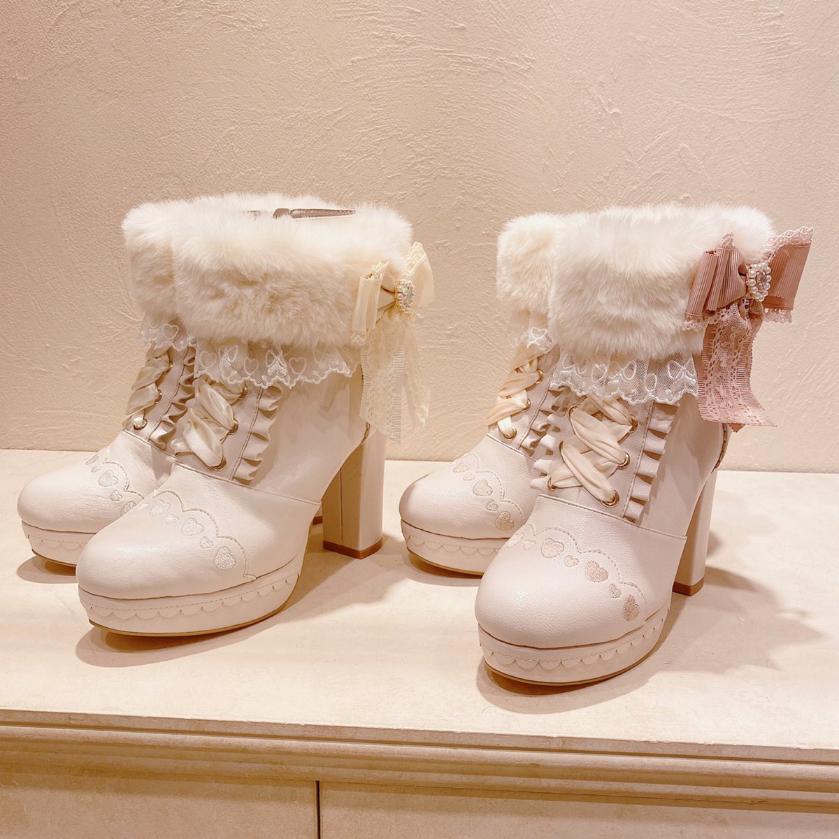 🧸 SHIBUYA 109 #リボンファーショートブーツ 品番 ♡ 107-9605-0 値段