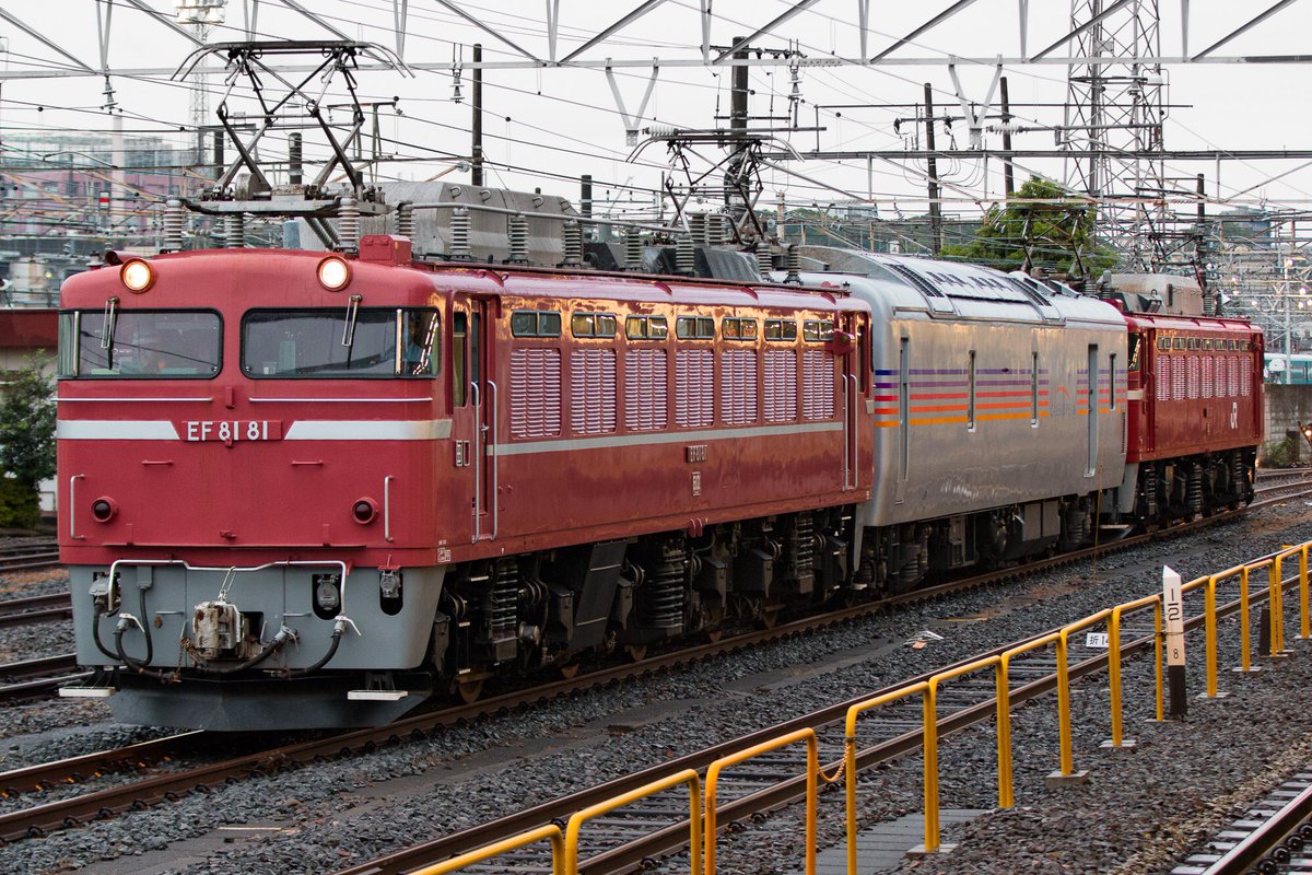 Hw 10 08 黒磯訓練 尾久 Ef81 81 カヤ27 501 Ef81 139
