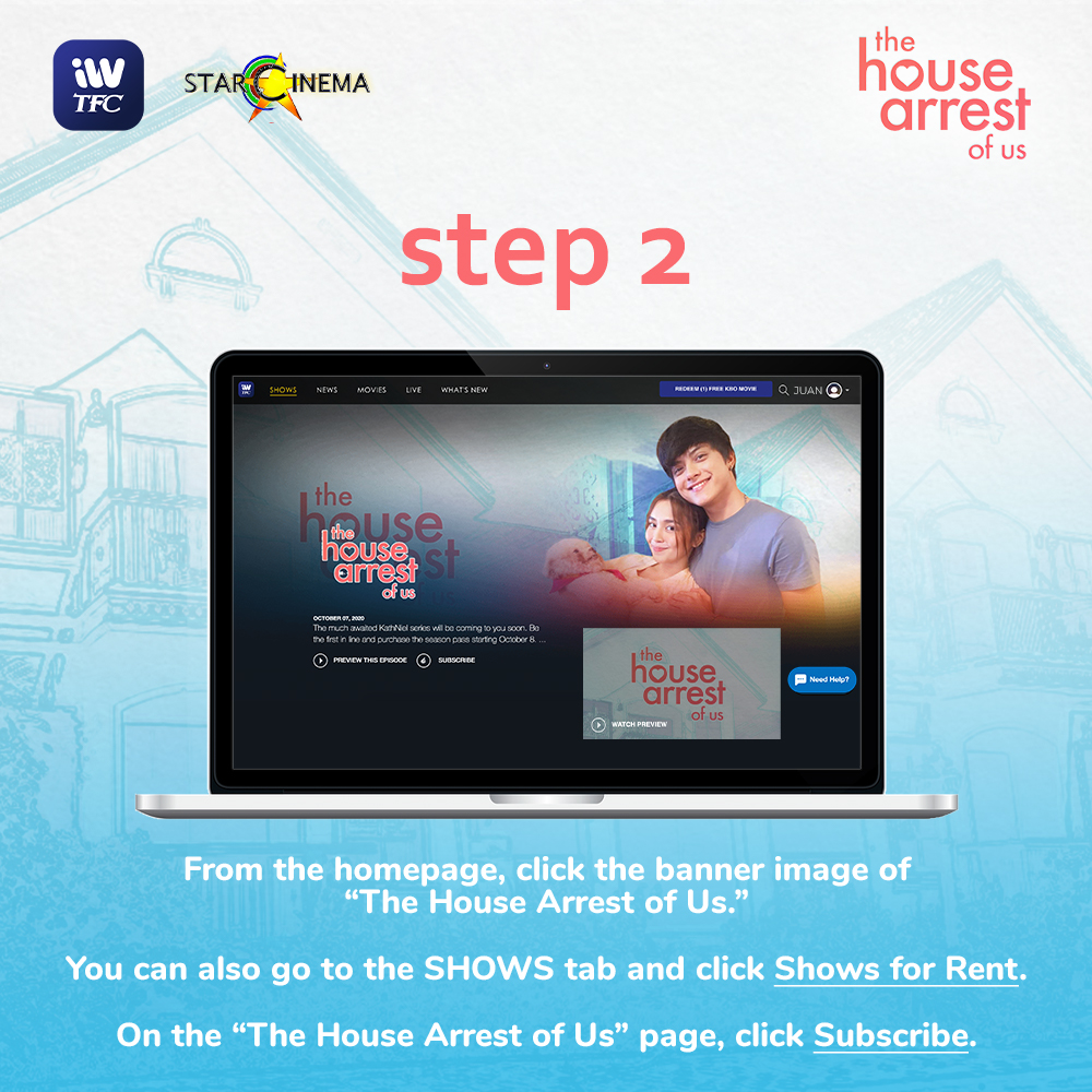 Ready ka na ba for  #TheHouseArrestOfUs? Just follow these simple steps and get your iWantTFC Season Pass now!  http://bit.ly/TWiWantTFCTHAOU  @StarCinema