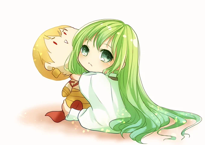 エルキドゥと弓ギルぬい

#FGO 