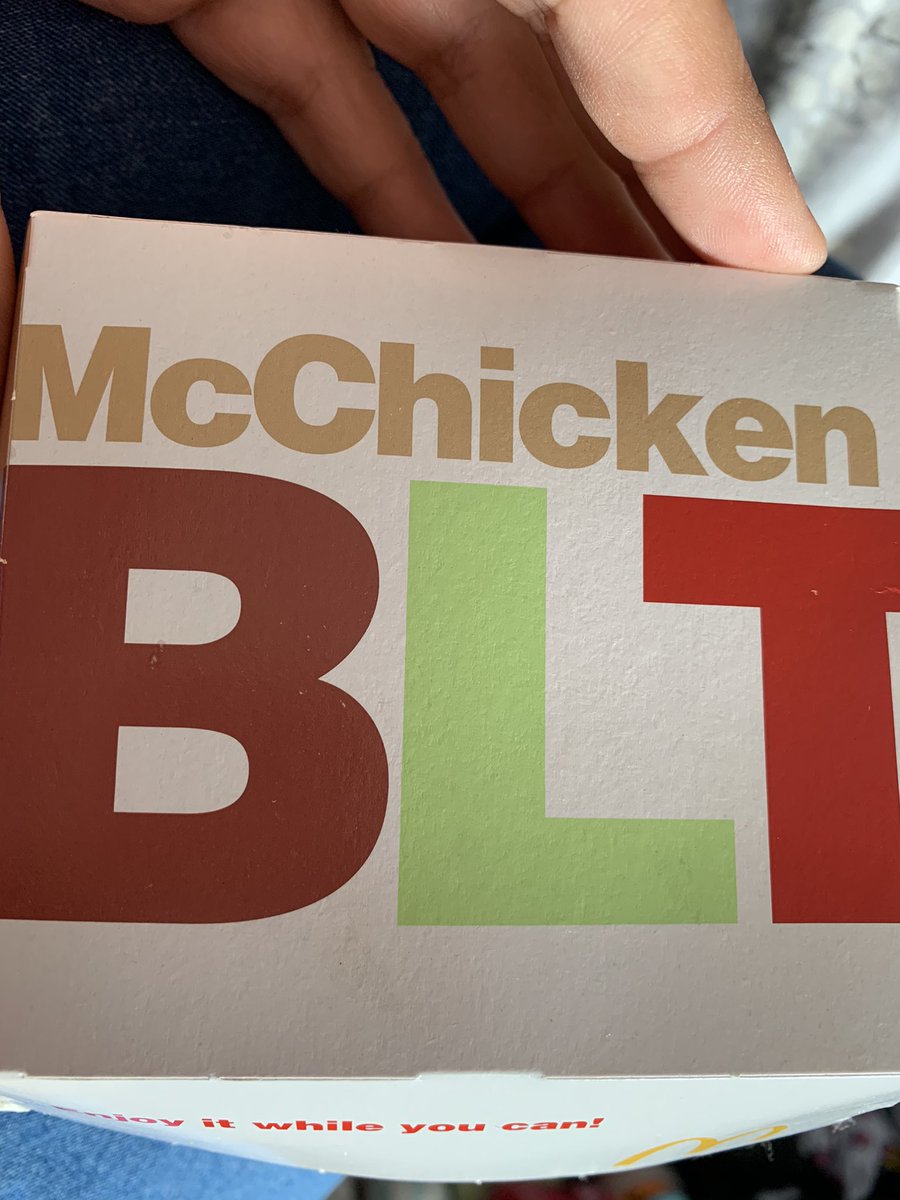 LadyNicota's tweet photo. @McDonalds - when you get a drive through and get home to eat your chicken BLT &amp; it’s definitely not chicken! 😩😬 disappointment at its best! https://t.co/7CqPBV9tjE