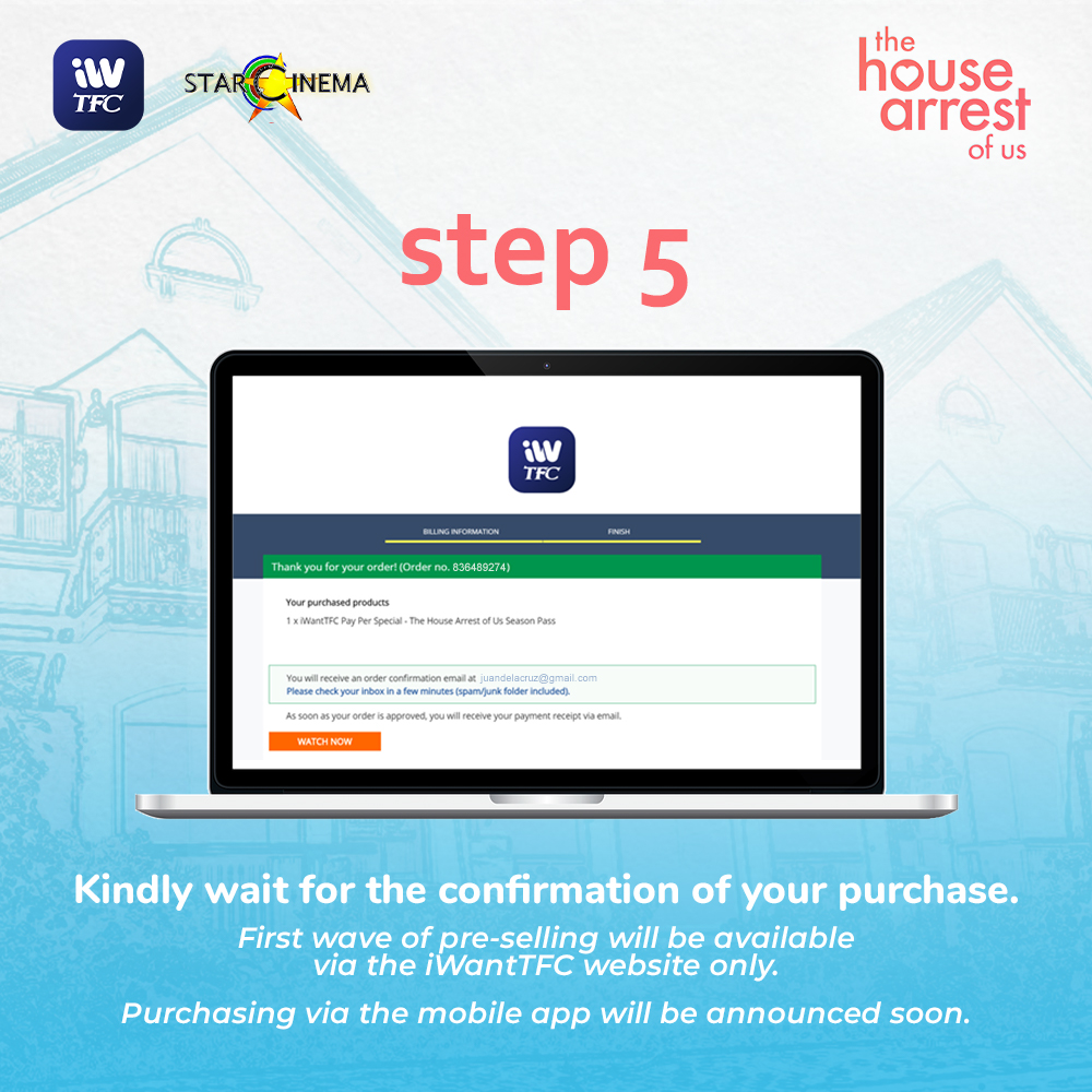 Ready ka na ba for The House Arrest of Us? Just follow these simple steps and get your iWantTFC Season Pass now!  http://bit.ly/TWiWantTFCTHAOU  @StarCinema