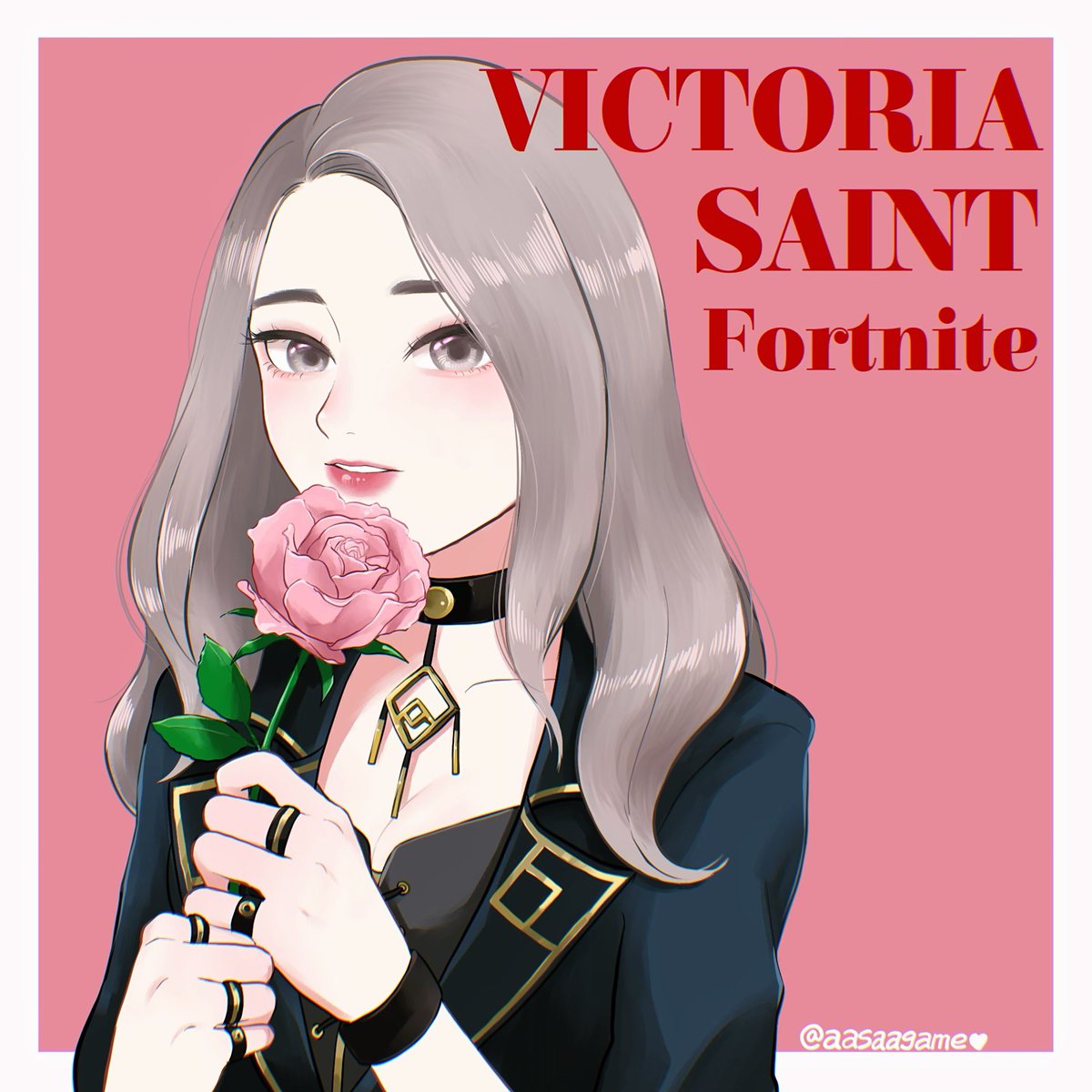 ビクトリアセイント 美人でかっこよくて好き Fortnite Fort アーサー のイラスト