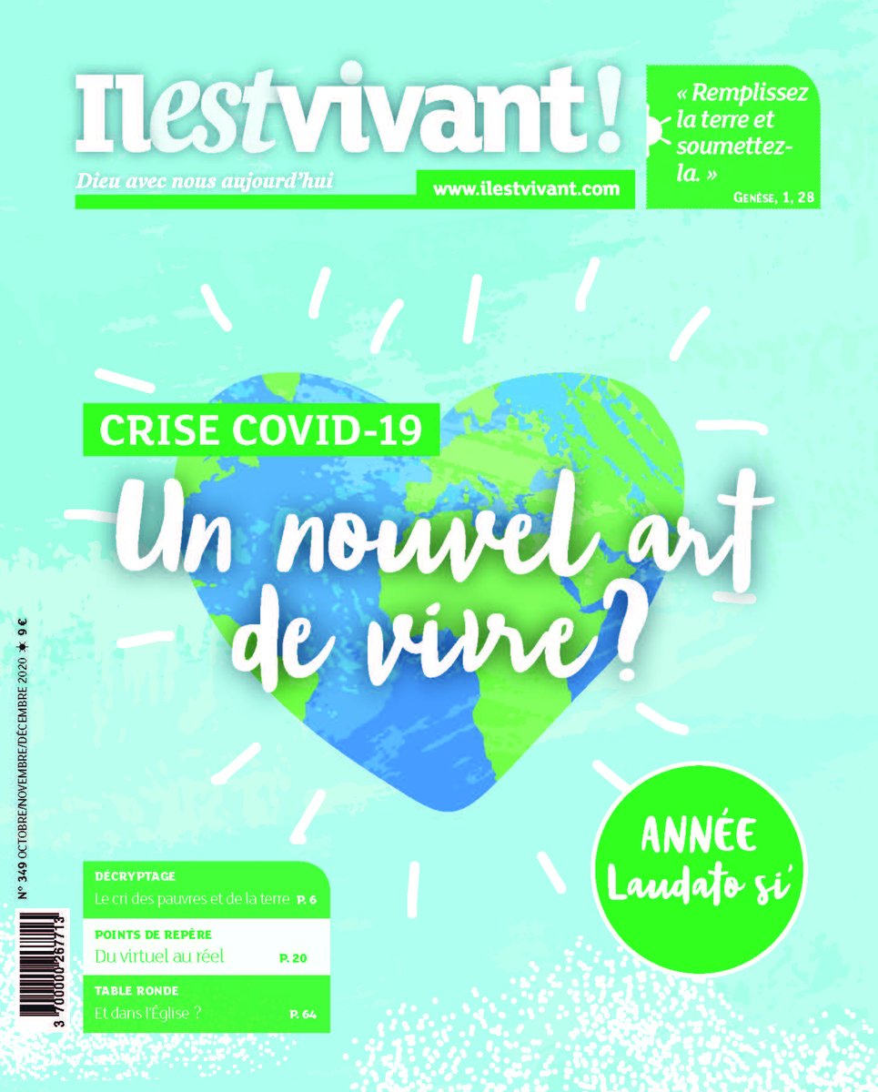 #IEV349 Il est arrivé ! Le climat général d'incertitude nous invite à revoir nos modes de vie : Passer du virtuel au réel ? Ralentir ? Oser la rencontre ? Accepter ses limites ? Et le pauvre ? Et dans l’Église ? Témoignages, réflexion, des exercices : un numéro qui booste ! =>
