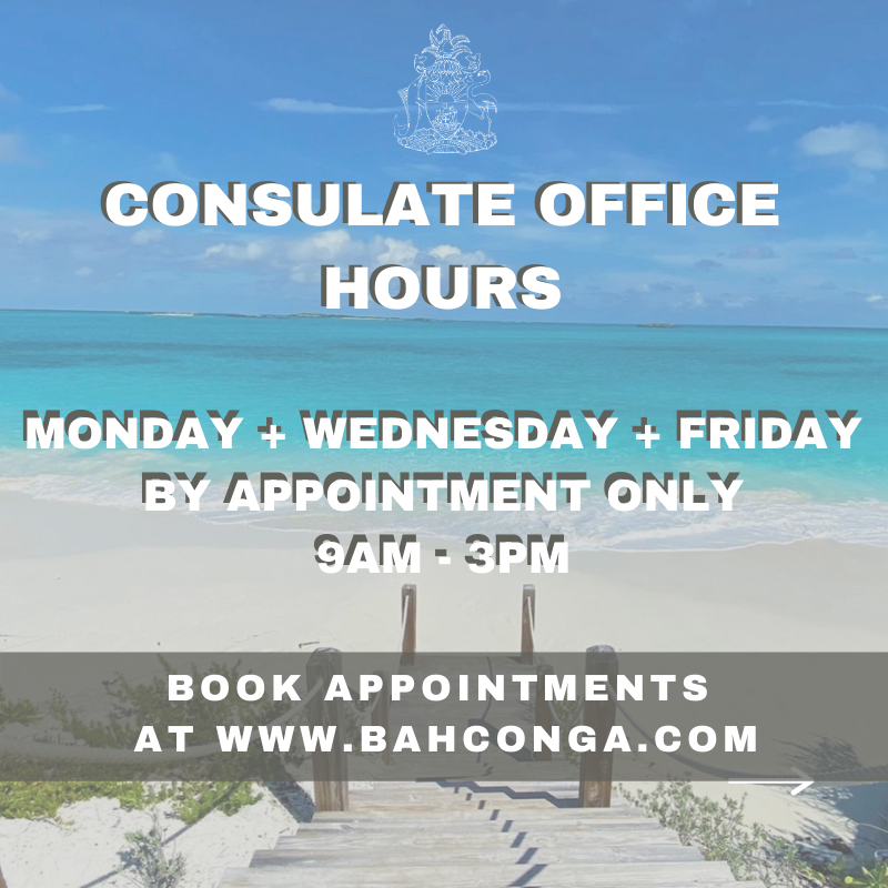 ‼️ We have updated our hours!! Effective Immediately!⠀
Please feel free to make an appointment and meet with us Monday's, Wednesday's + Friday's between the hours of 9am - 3pm! We look forward to servicing you!! ❤️🇧🇸