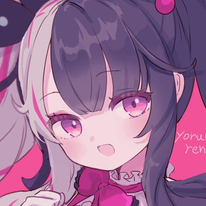 「リクエスト頂いたので夜見れなさん描きました!
まいにち投稿12日目 」|かるなばるのイラスト