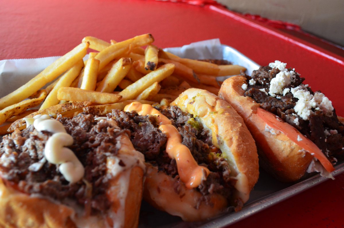 Can't decide? Get the Sampler!
Three Minis with Fries!