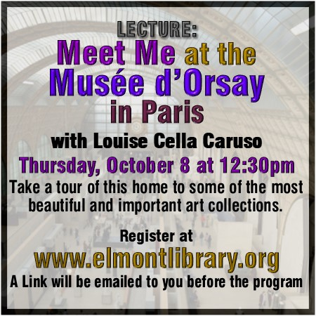 ElmontLibrary's tweet image. Take a tour of this home to see some of the most beautiful and important art collections.

Register at elmontlibrary.org