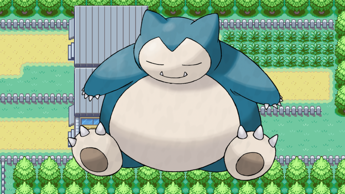 After defeating Erika you attempt to leave Celadon City but a sleeping creature blocks your path.  It would be rude to attack it in it's sleep. Better find a way to wake it up.