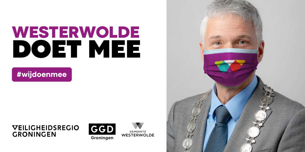 .<a href="/GemWesterwolde/">Gemeente Westerwolde</a> houdt zich aan de coronamaatregelen. #wijdoenmee #corona