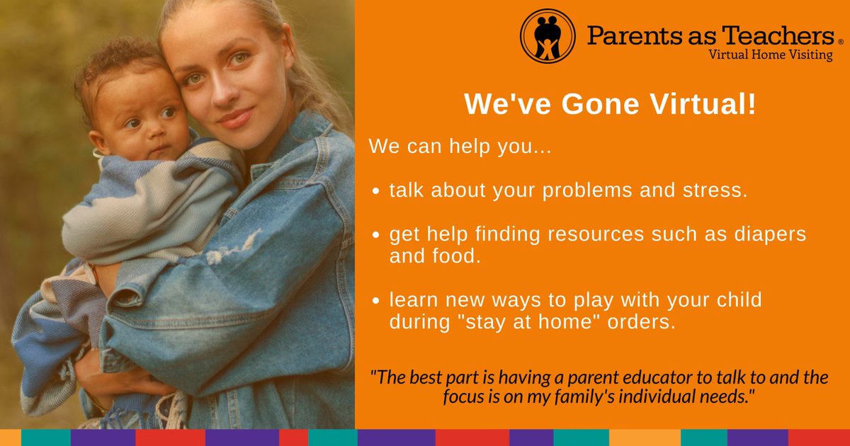 Are you a parent of a child 0-5? Stay safe at home and talk with a parent educator using your phone, tablet, or laptop. You choose. We support. It is FREE.

Call Coordinated Intake at 712.355.2615 to get enrolled.