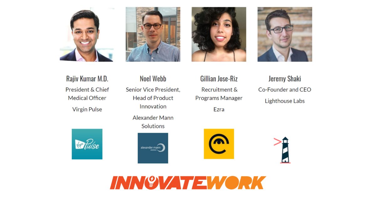 Calling all HR/talent pros and leaders: Join the free #innovatework east coast event next week - featuring <a href="/RajivKumarMD/">Rajiv Kumar, MD</a> <a href="/RobCatalano/">Rob Catalano</a> <a href="/noelwebb/">Noel Webb</a> @HouseofShak @lauratatham us02web.zoom.us/webinar/regist…

#HumanResources #wellness #reskilling #recruitment <a href="/InnovateWorkNow/">InnovateWork</a> <a href="/work_tango/">WorkTango</a>