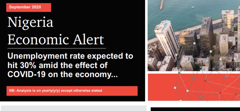 PwC_Nigeria's tweet image. Unemployment rate expected to hit 30% amid the effect of COVID­19 on the economy. Read our latest Nigeria #EconomicAlert to learn more: ow.ly/y9Bd50BN3Xr