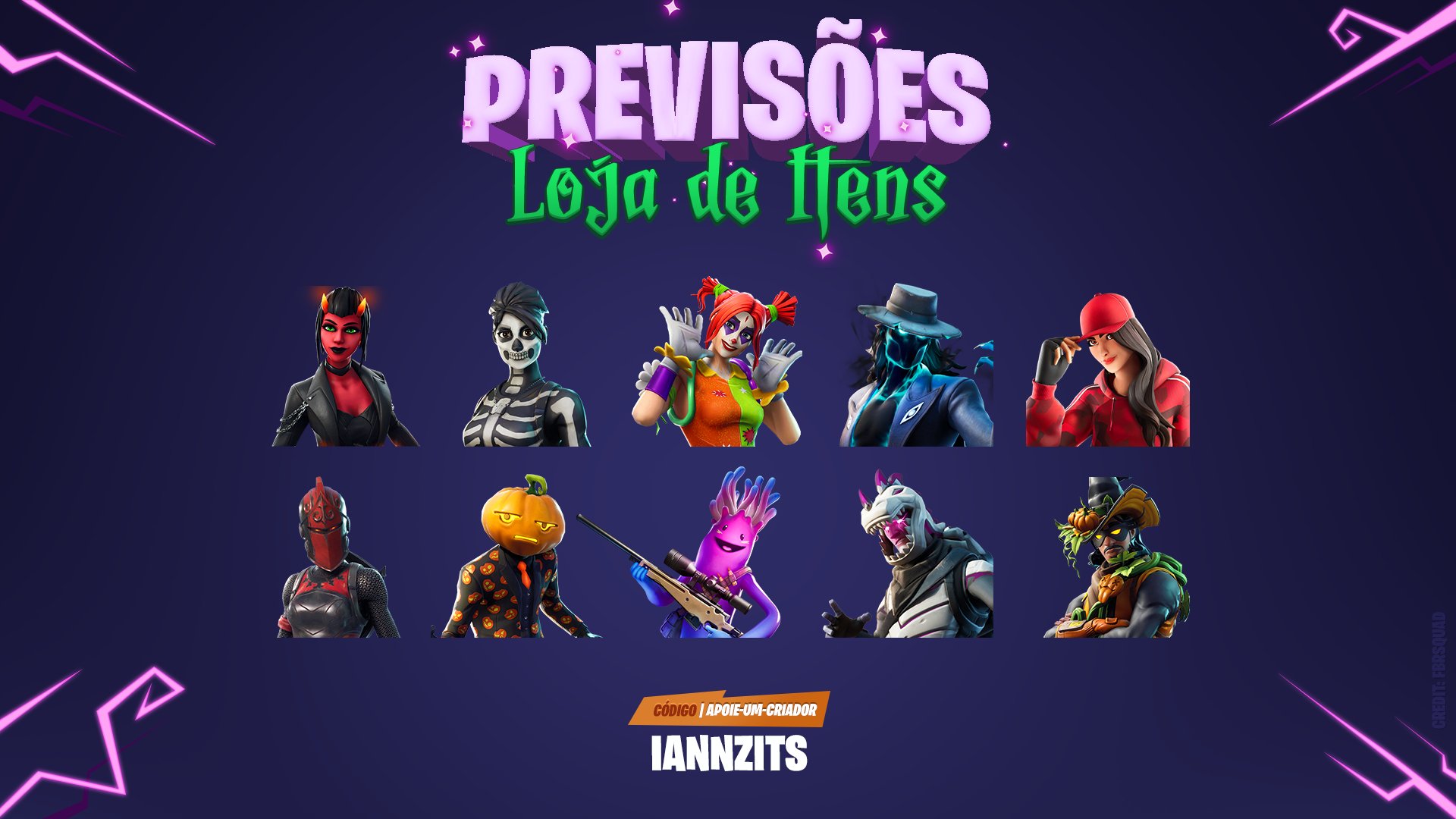 Fortnite: Loja de Itens traz novas skins de Halloween em 8 de