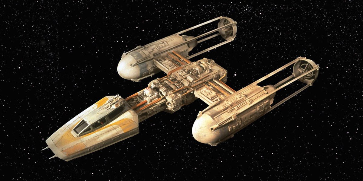 THIS IS the Y-Wing and while doesnt have 'wings' its boosters while looking slightly like a Y I would argue looks more like a 'U' meaning really this should called a 'U-Wing' BUUUUT....