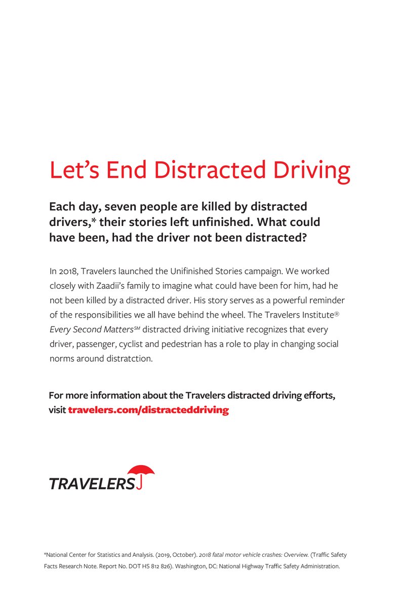 We’re honored to be a part of sharing  #TheLegendOfZHawk and Zaadii’s Unfinished Story. Learn more about  @Travelers  #DistractedDriving initiatives at  https://travl.rs/3iz6O3W 