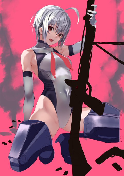 ライフル持たせてみた 