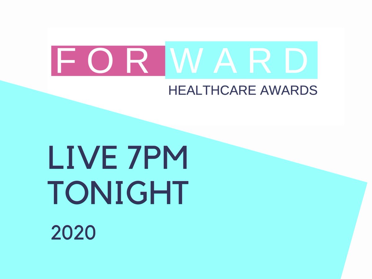 Join us live tonight from 7PM for the Forward Healthcare Awards 2020 to celebrate lots of great work from teams across health and care.

Follow on Twitter using #FHAwards and or our website here: 

leadinghealthcare.co.uk/2020/10/08/for…

<a href="/NHSEngland/">NHS England</a> <a href="/NHSuk/">NHS</a>