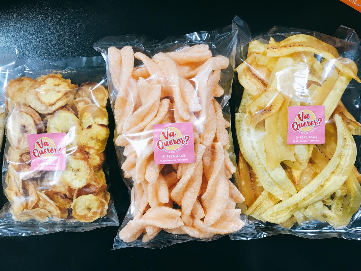 dianavytony's tweet image. 😃 ¿Va querer? 🤤

Gracias a los buenos amigos de #VaQuerer que nos enviaron estas ricas tostadas de plátano, yuca, chicharras y más. 😉

Puedes pedir por unidad o mayoreo al 📲 7676-4563