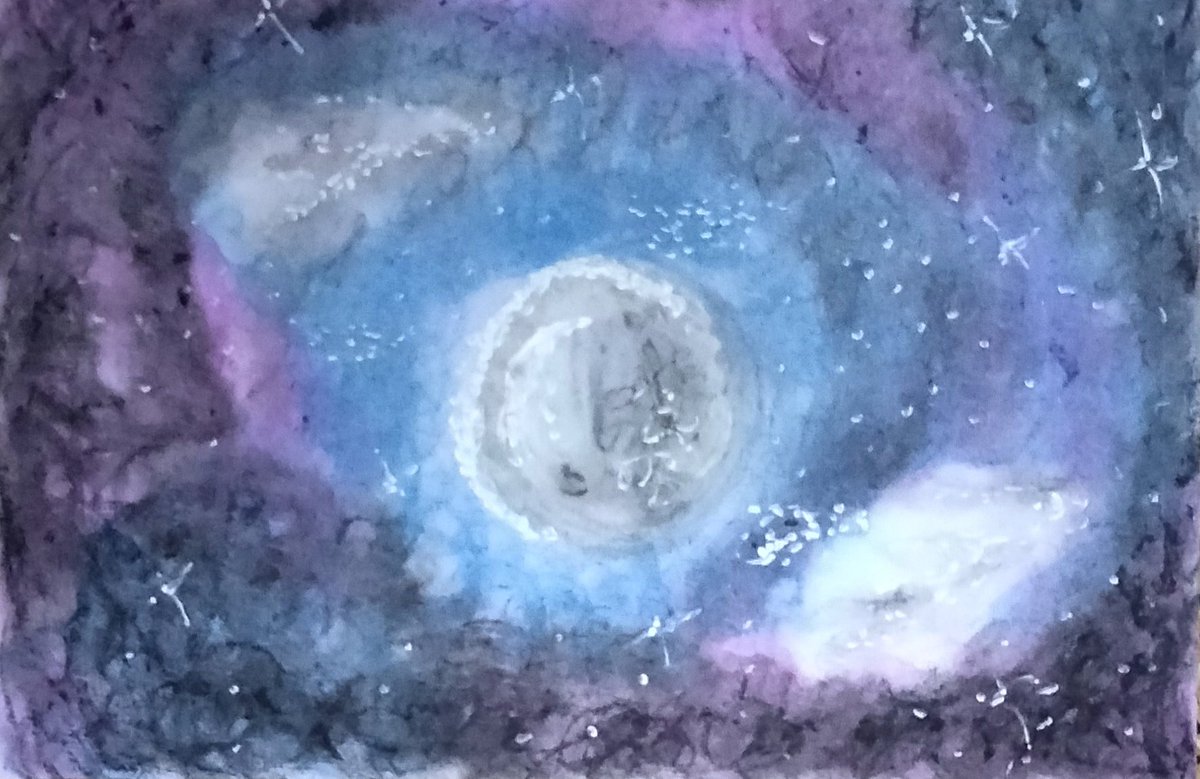 My Painting 🎨 of GALAXY🌌🪐.
#painting #Galaxy #artwork #ArtistOnTwitter #Artist #artshare #galaxypainting