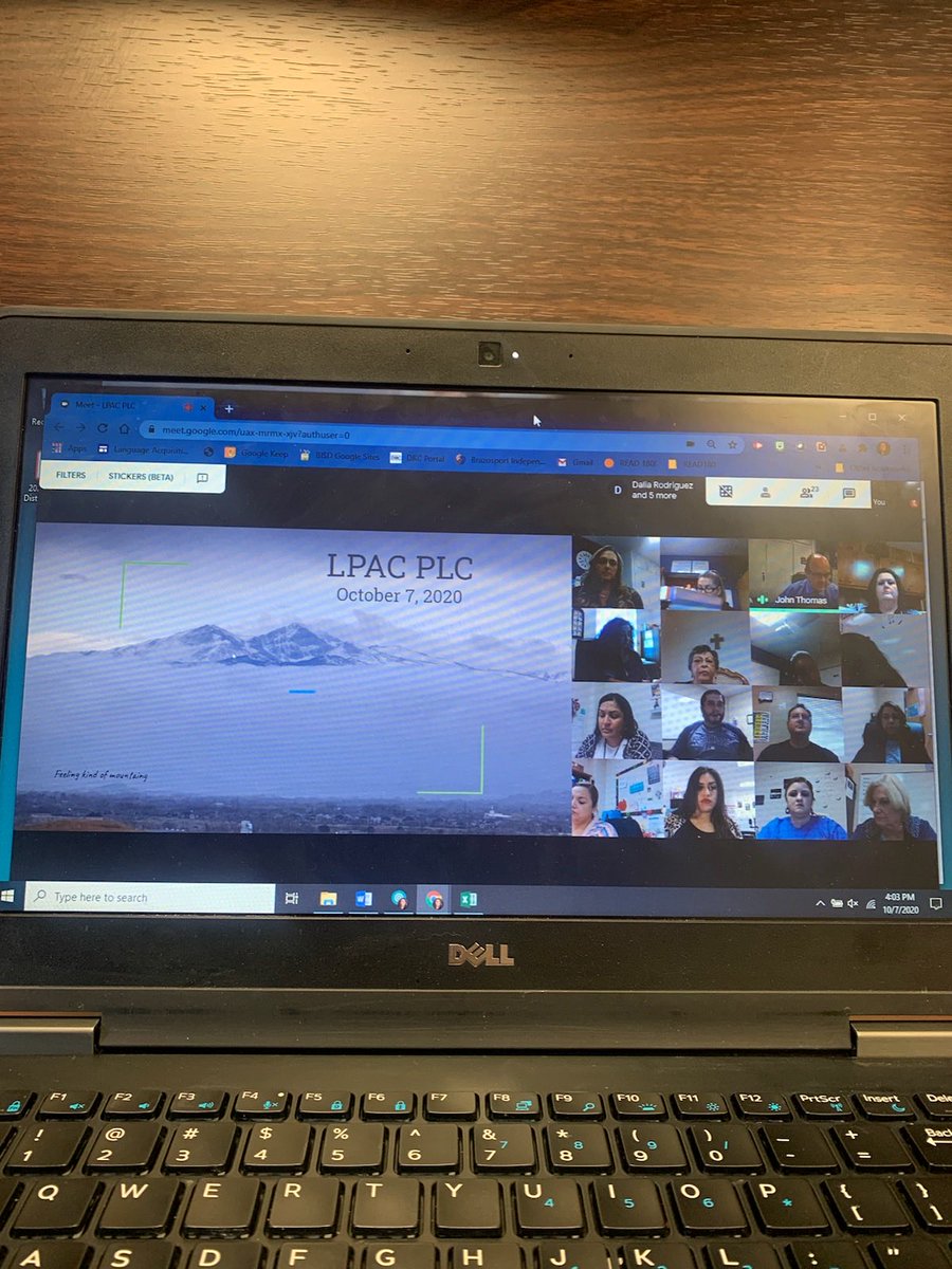 jthomas2929's tweet photo. Had a virtual PLC yesterday for all my LPAC people. #bisdpride https://t.co/vw9XEE94OT