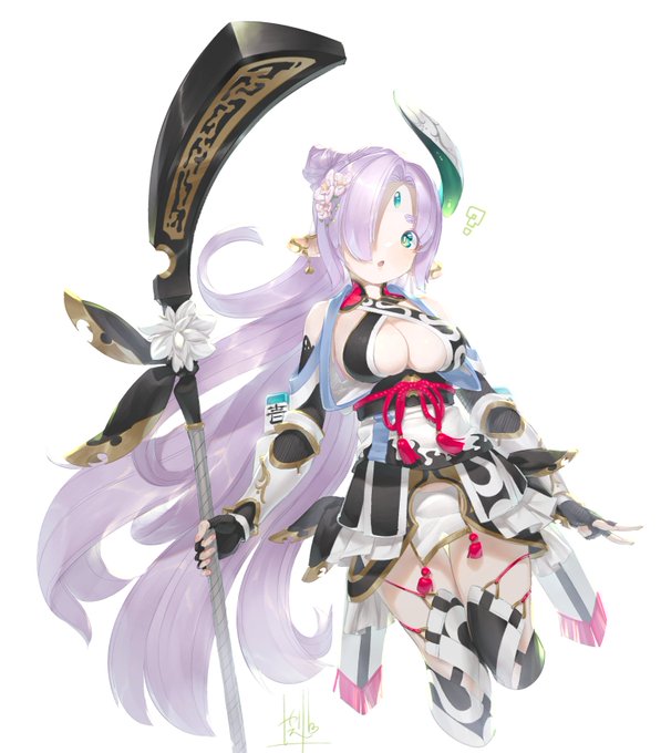 色々あそんで完成 (`、3_ヽ)_ らくがきのつもりだったんだけど遊び過ぎた 