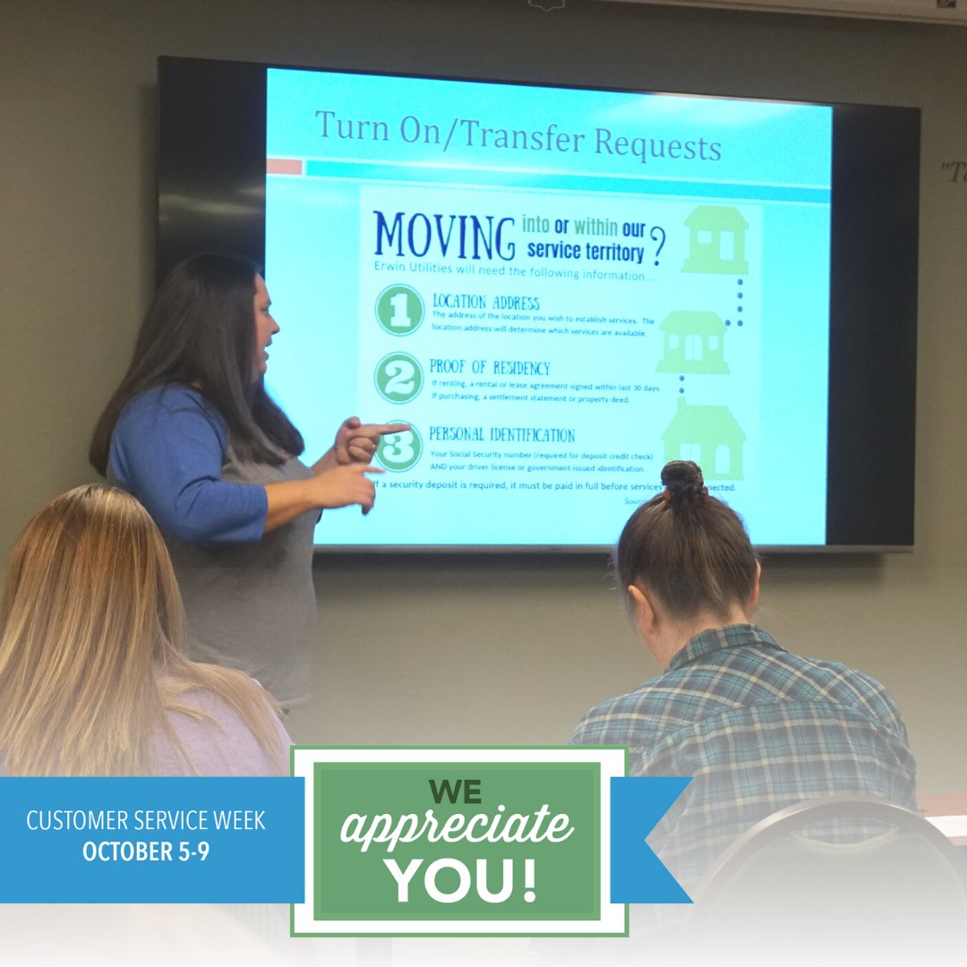 Consistency is key in providing great customer service! That's why our CSRs -- and all of our employees -- complete regular training throughout the year.  It's one way we ensure that we are providing safe, reliable, and efficient services to you every day!