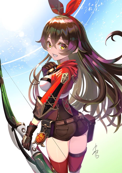 アンバーちゃんが可愛い
#原神 #Genshin 