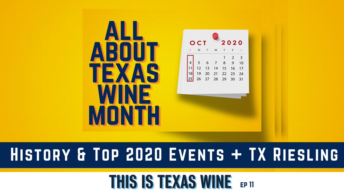 This Is Texas Wine: The Podcast (@texaswinepod) on Twitter photo Podcast episode 11 is out today! 🧡 Explore the history of Texas Wine Month and find out the best ways to celebrate the occasion in 2020. Then let's talk #riesling, the #4 most planted white grape in TX. I'm drinking the new <a href="/saltpepperwine/">Salt and Pepper Wine</a> #cheramiewine. #txwine #texaswinemonth Podcast episode 11 is out today! 🧡 Explore the history of Texas Wine Month and find out the best ways to celebrate the occasion in 2020. Then let's talk #riesling, the #4 most planted white grape in TX. I'm drinking the new <a href="/saltpepperwine/">Salt and Pepper Wine</a> #cheramiewine. #txwine #texaswinemonth