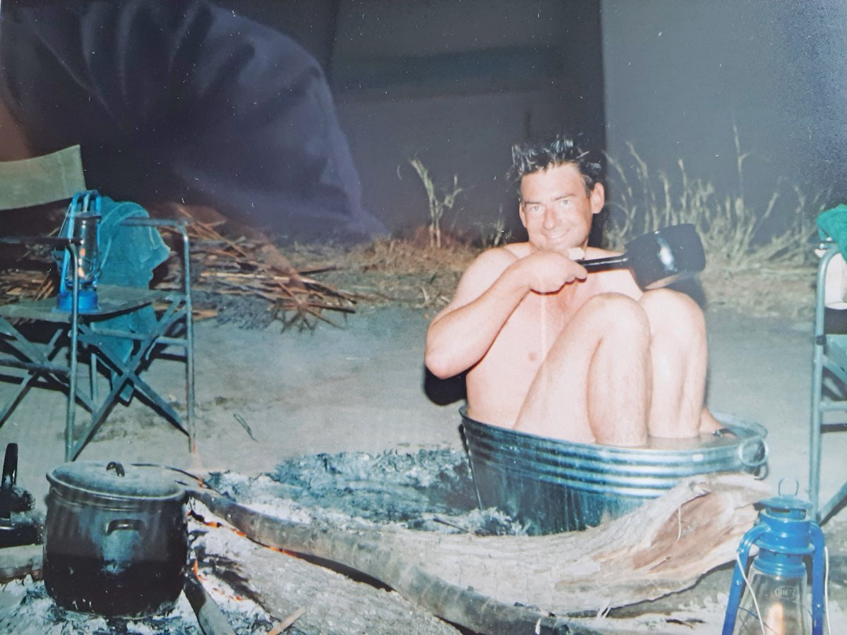 NigelCrofton's tweet photo. - First days of Chitabe, 1996.  We arrived to sticks &amp; rubble, with first guests Livingstone x 2 due in 12 days  
- After one month of graft &amp; bush plumbing later, NEW Chitabe was born 
- Many re-incarnations later Chitabe is a beautiful, grown up version of her former self https://t.co/ohQxllDRoT