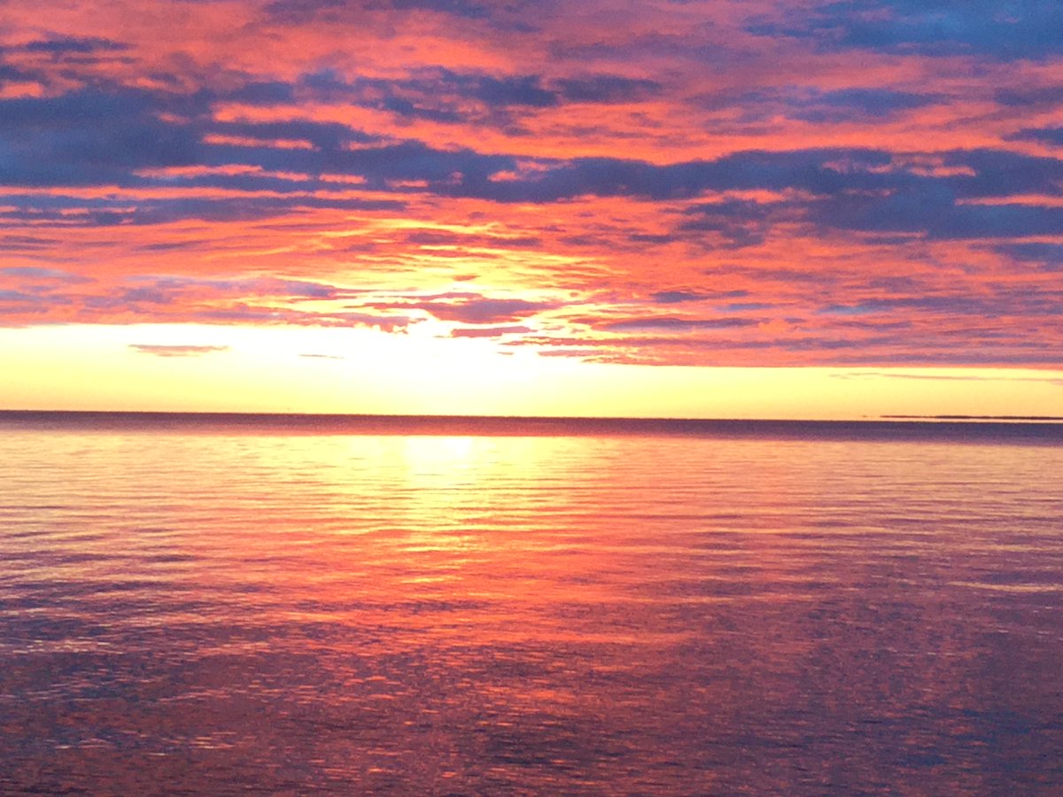 Early morning view of Lake Simcoe.