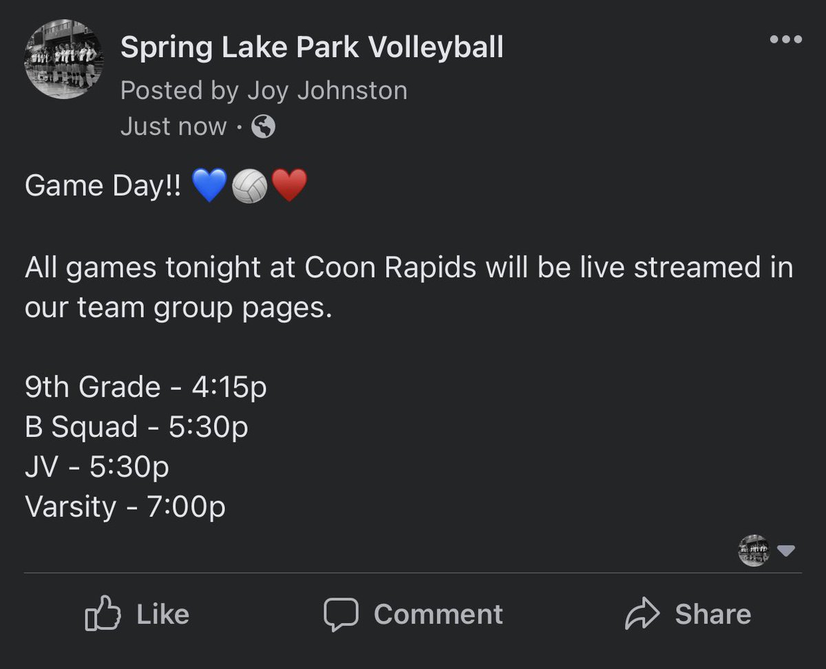 SLPVolleyball's tweet image. All of tonight’s games will be live streamed on our Facebook page!! 

Good luck to all teams! 💙🏐♥️ #SLPvb