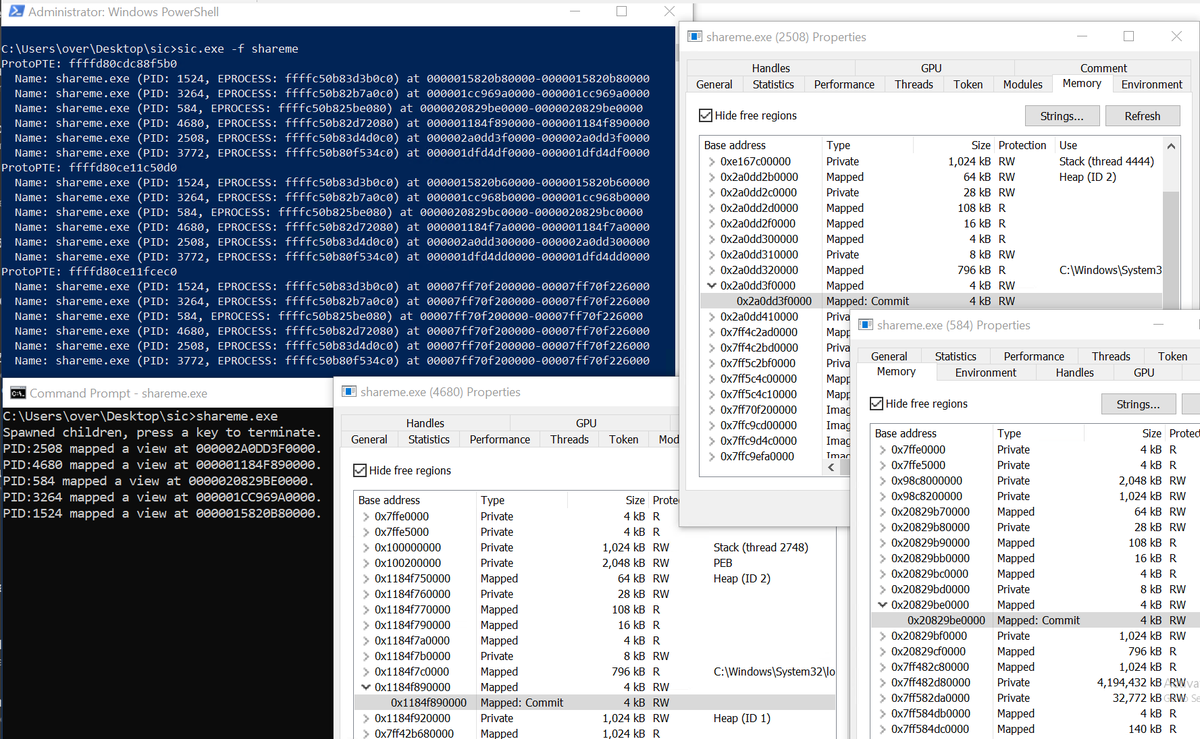 I've cleaned up and pushed SiC, a utility to find shared memory mappings on Windows

github.com/0vercl0k/sic