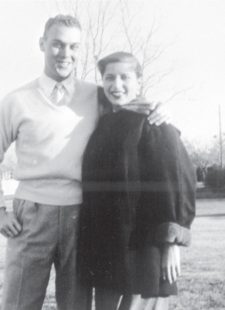 Shortly after the Ginsburgs wed in June 1954, Marty received military orders assigning him to Fort Sill, Oklahoma, where he taught field artillery students for two years. This photo was taken that same year at the post’s old Artillery Village. (Photo Credit: SCOTUS photo)