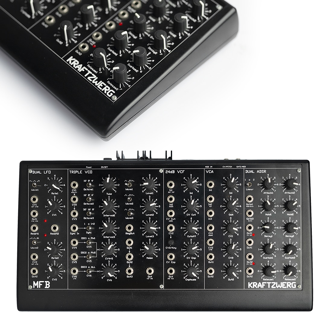 Outro'da artık bir takım ikinci el elektronik cihazlar, synthesizerlar veya butik pedellara rastlayabilirsiniz. Tabii bir de ürün bırakmak isterseniz mesaj atabilirsiniz.

🔊 MFB Kraftzwerg 
semi-modular synth

Not: Fotoğraf ürünün kendisine aittir. Test için Outro'ya bekleriz.