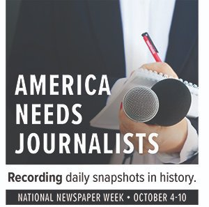 WHY WE NEED JOURNALISTS: Recording daily snapshots in history. Reporting the good, bad, interesting and unusual, journalists provide daily documentation to shape our future.#AmericaNeedsJournalists #NationalNewspaperWeek
https://t.co/eagawYjagD https://t.co/F0KOOqLh24