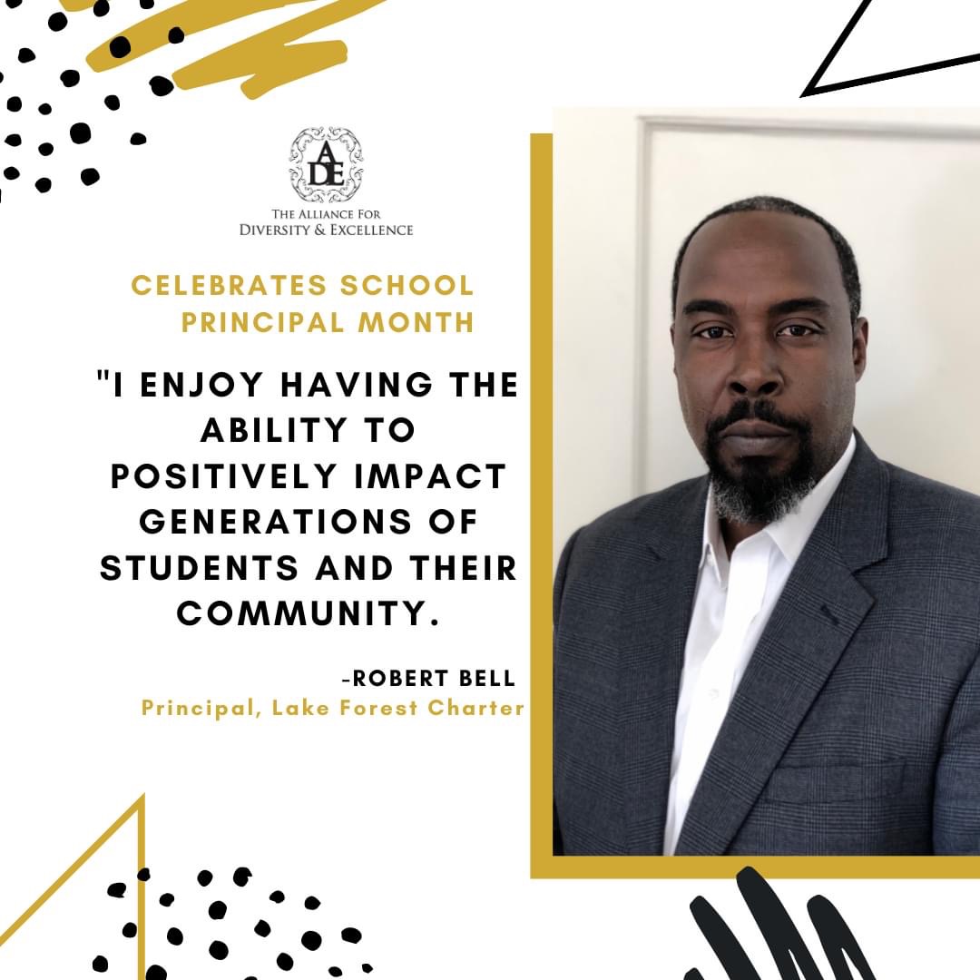 ADEleadersNOLA's tweet photo. October is National Principals Month and we're shining the spotlight on #NOLA principals all month. We asked @robert4bell  what he enjoyed most about being the principal at @lake_charter. Here's what he said 👇🏽 https://t.co/hNkuiiH3VG
