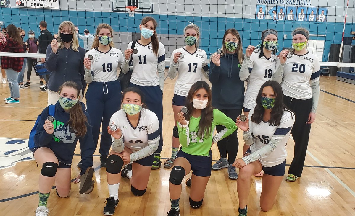 VBCoachOlson1's tweet photo. North Star falls to a talented Liberty team and takes 2nd in district. Both teams seasons continue at state next weekend. @KTVBhss @idahosports https://t.co/18f0tLcWV1